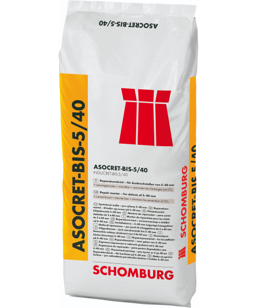 Ремонтный состав SCHOMBURG ASOCRET-BIS 5/40 для бетона и чаш бассейнов