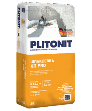 PLITONIT Кп PRO – финишная шпаклёвка
