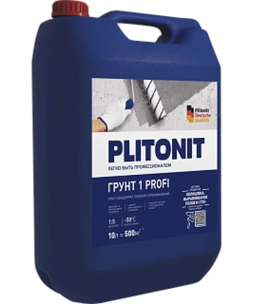 PLITONIT Грунт 1 PROFI — праймер глубокого проникновения