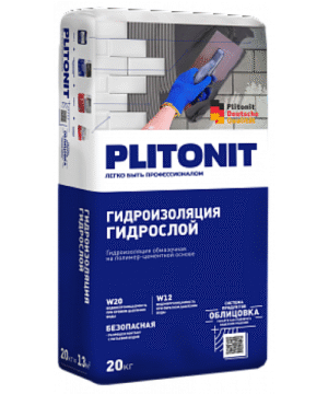 PLITONIT ГидроСлой — гидроизоляционная обмазочная смесь