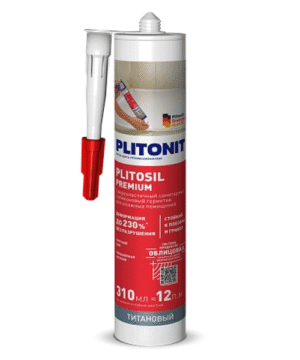 PLITONIT PLITOSIL Premium Санитарный силиконовый герметик